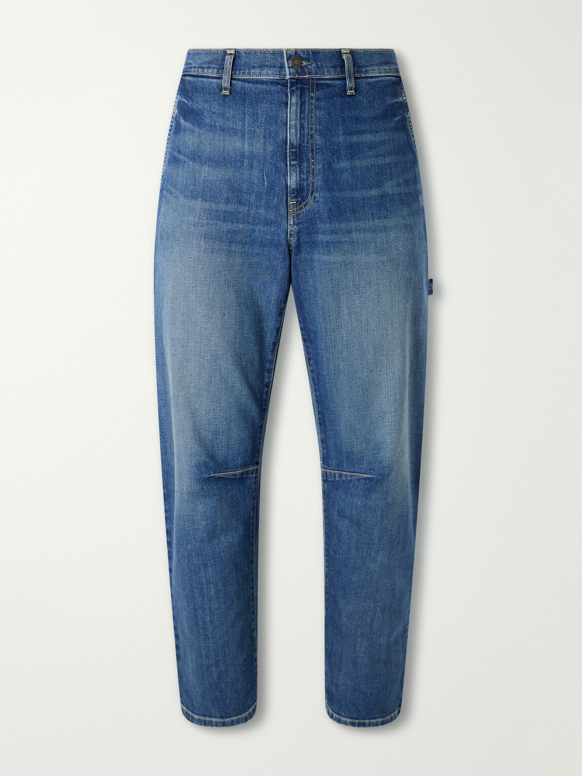 Nili Lotan - Carpenter Straight-Leg Cropped Jeans - Blue