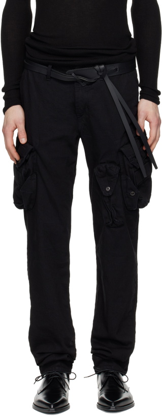Photo: Julius Black Gasmask Skinny Denim Cargo Pants