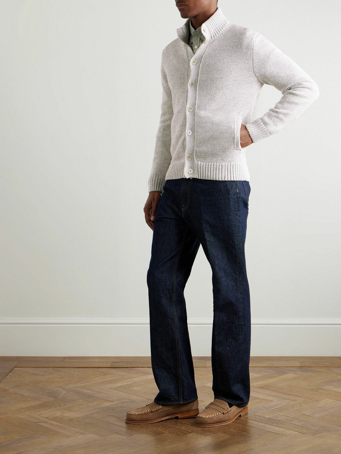 Incotex - Zanone Cotton Cardigan - Neutrals