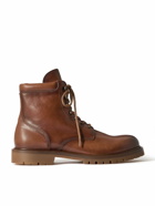 Officine Creative - Boss Leather Boots - Brown