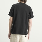 Universal Works Men's Script Logo Pocket T-shirt in Black