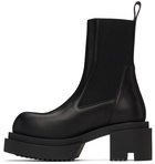 Rick Owens Black Porterville Beatle Bogun Boots