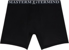 MASTERMIND WORLD Two-Pack Black Silk Boxers