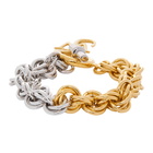 JW Anderson Silver and Gold Multi-Links Bracelet