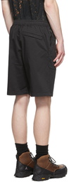 Stone Island Black Cotton Shorts