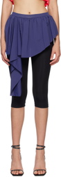 Emily Watson Navy & Black Capri Skort