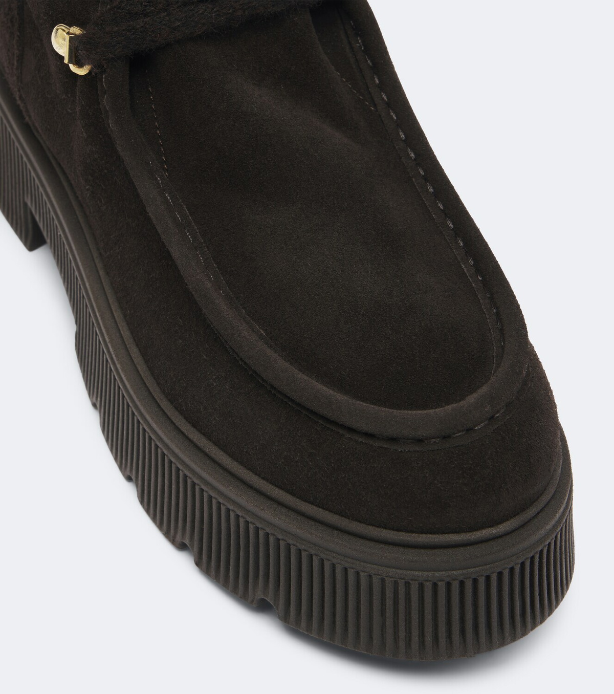 Bogner Turin shearling-trimmed suede lace-up boots