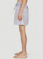 Tekla Lido Stripe Sleep Shorts