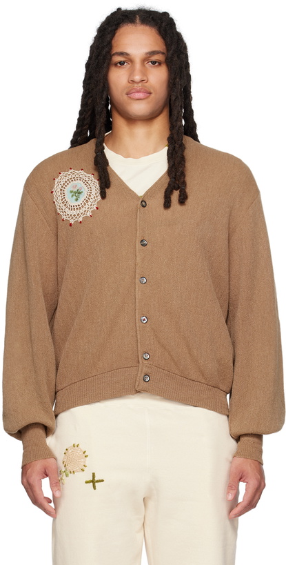 Photo: BENTGABLENITS SSENSE Exclusive Beige Cardigan