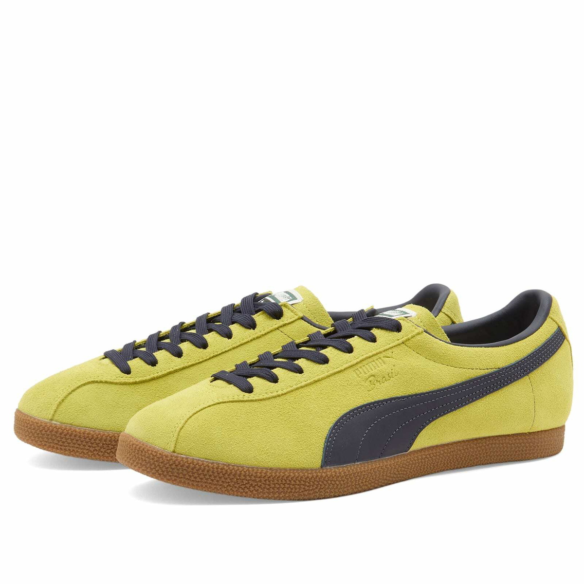 Puma Brasil Sneaker in Sea Kelp/New Navy