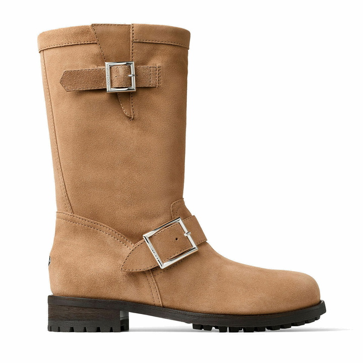 Photo: Jimmy Choo Biker Mid Flat Boot