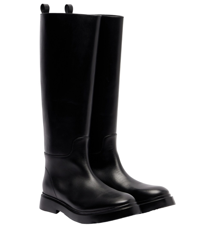 Photo: Proenza Schouler Bank leather knee-high boots