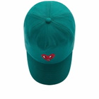 Jungles Jungles x Keith Haring Heart Face Cap in Green
