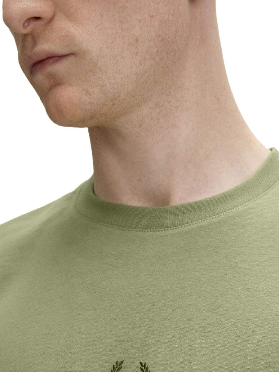 Fred Perry T-shirt With Embroidered Logo