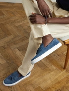 Frescobol Carioca - Monta Tasselled Suede Boat Shoes - Blue