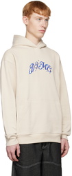 Dime Beige Sparkle Hoodie