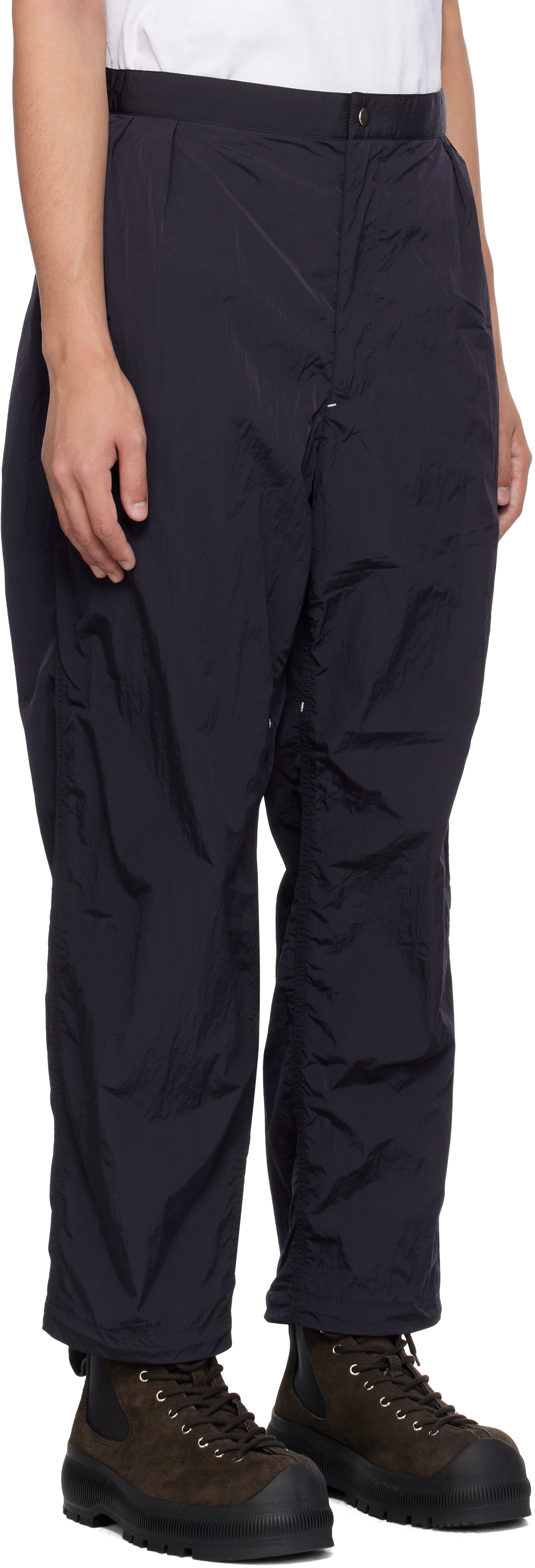 nanamica Navy Boardwalk Track Pants Nanamica