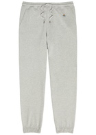 Vivienne Westwood Classic Logo-embroidered Cotton Sweatpants Grey