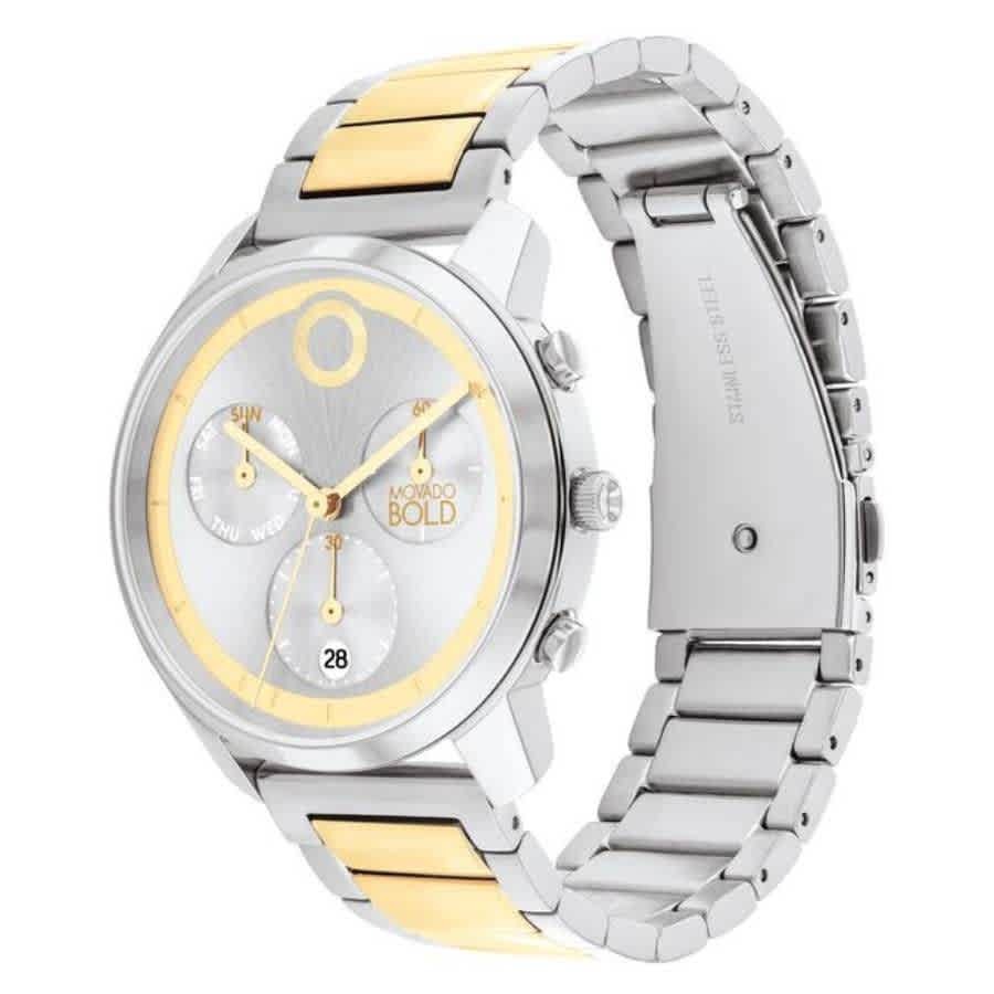Movado Trend Element Chronograph Quartz Silver Dial Mens Watch 3601022