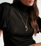 FoundRae Protection & La Loba Claw 18kt gold pendant necklace