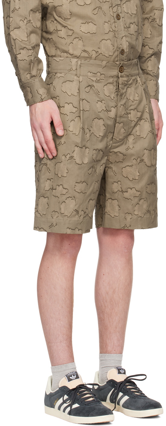 XENIA TELUNTS Brown Bini Shorts