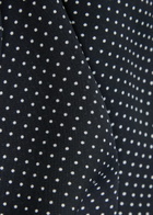 Frame The Gillian Polka-dot Silk-chiffon Blouse Navy
