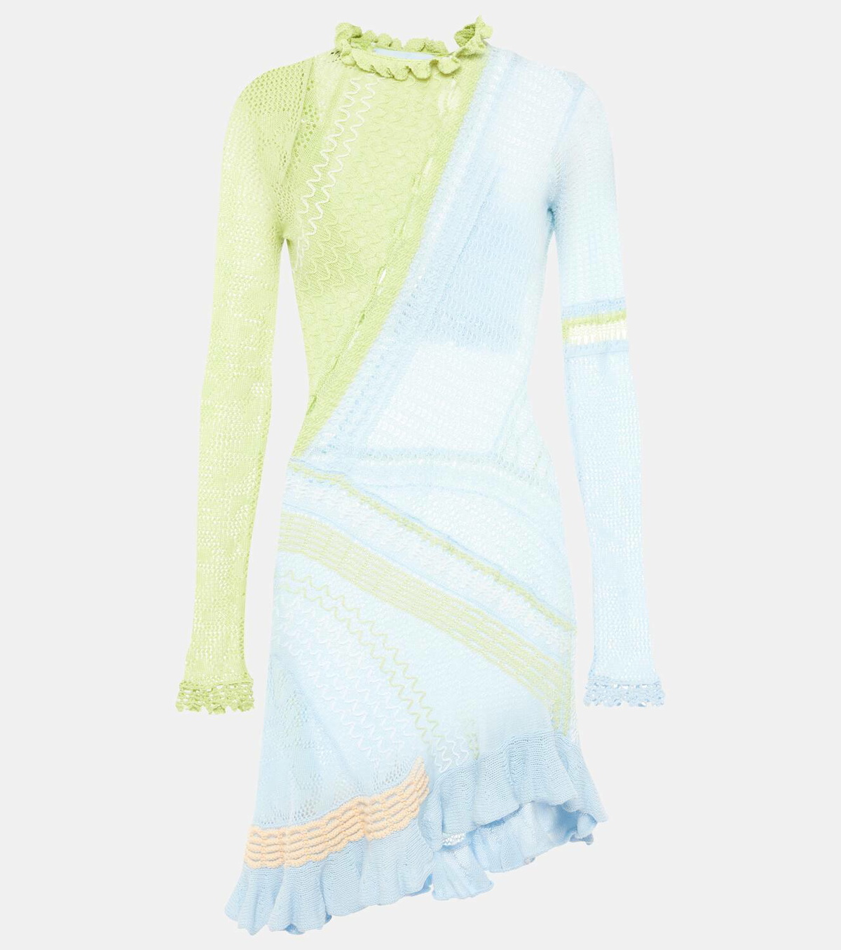 Roberta Einer Ali open-knit cotton minidress