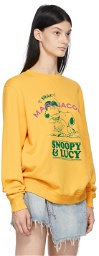Marc Jacobs Yellow Peanuts Edition 'I Fall In Love' Sweatshirt