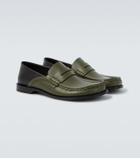 Loewe Campo leather penny loafers