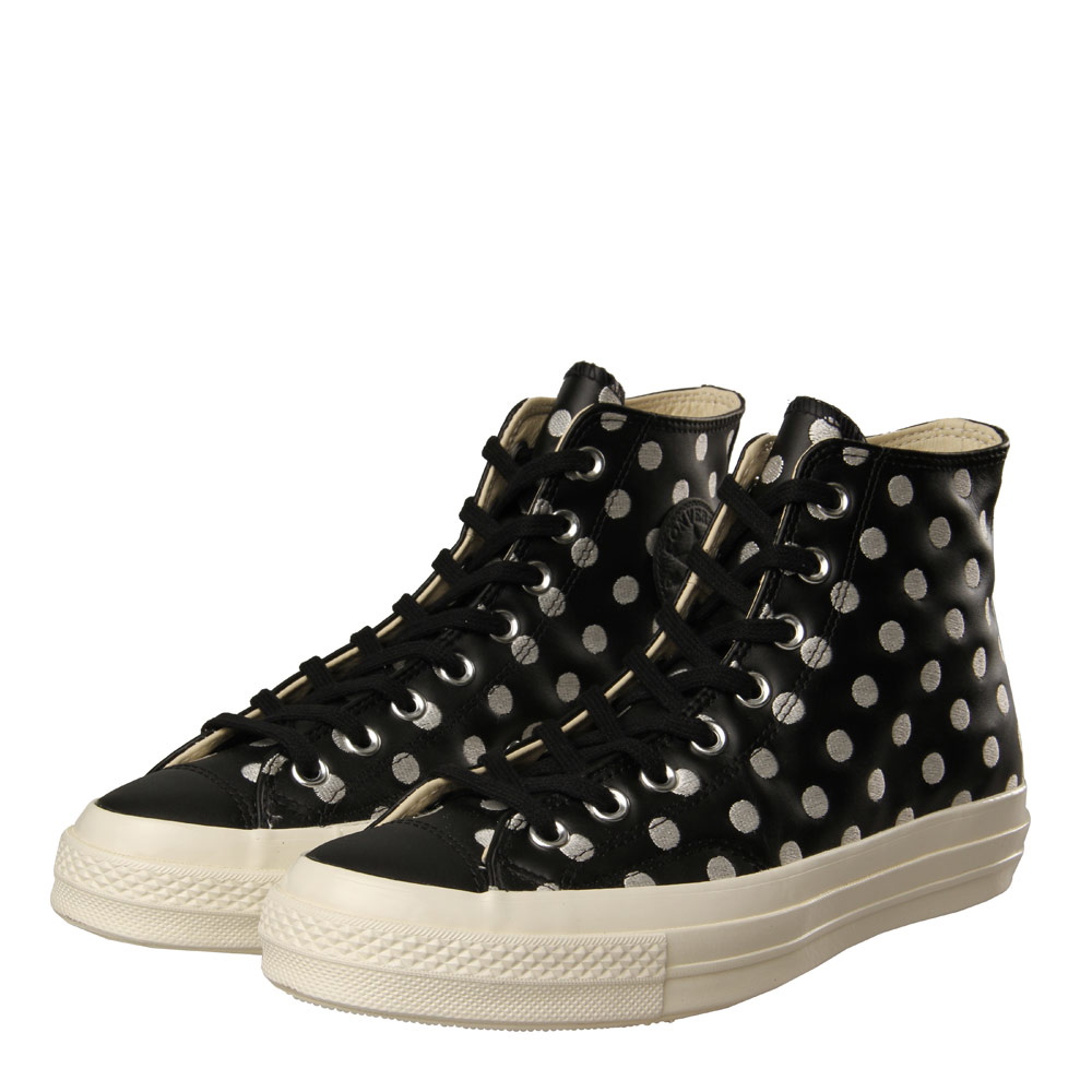 All Star Hi 70's - Black Parchment Polka Dot