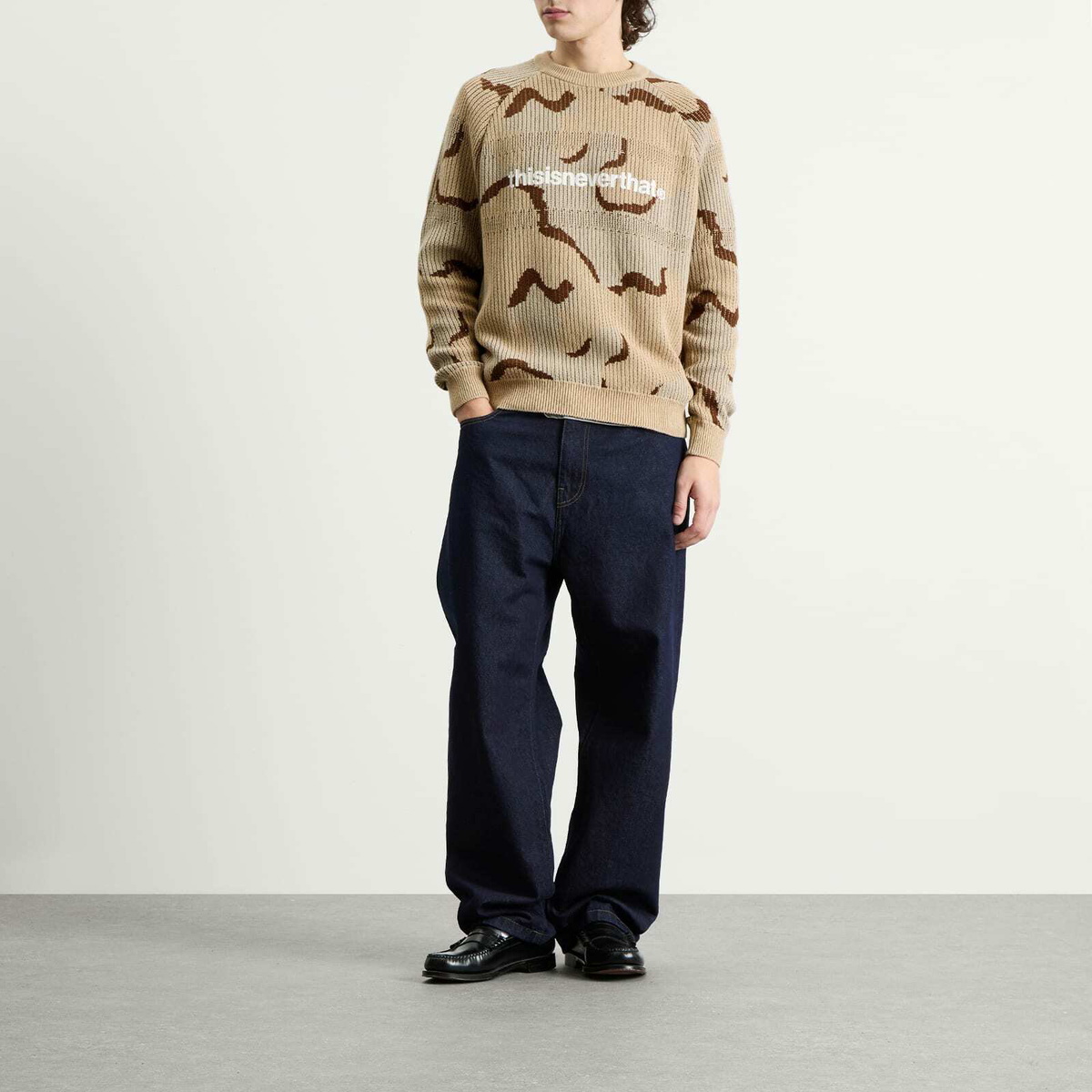 thisisneverthat Men's T-Logo Knit Jumper in Camo