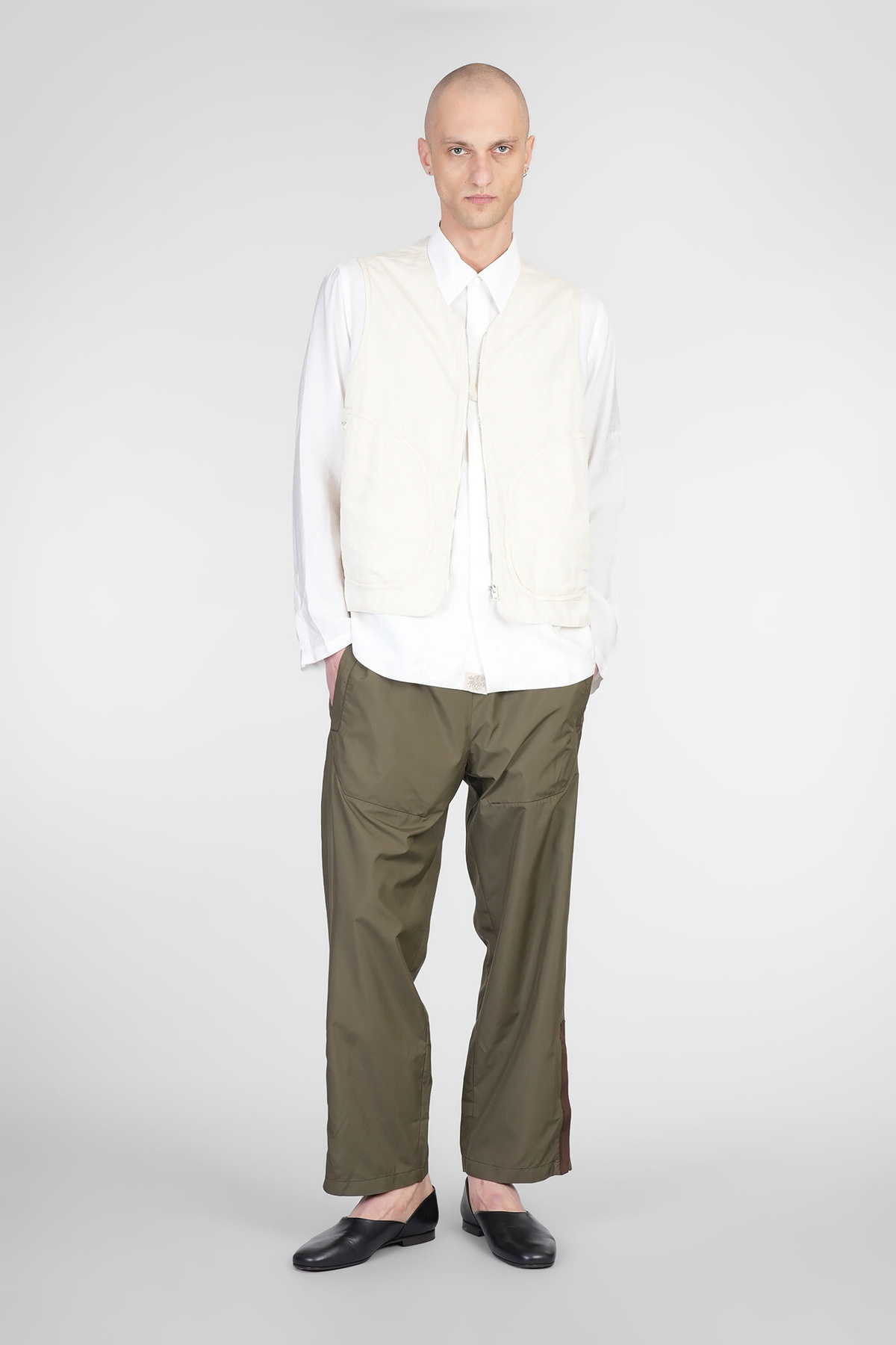 Ranra Maker Shirt In White Modal