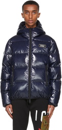 Dsquared2 Navy Down Logo Puffer Jacket