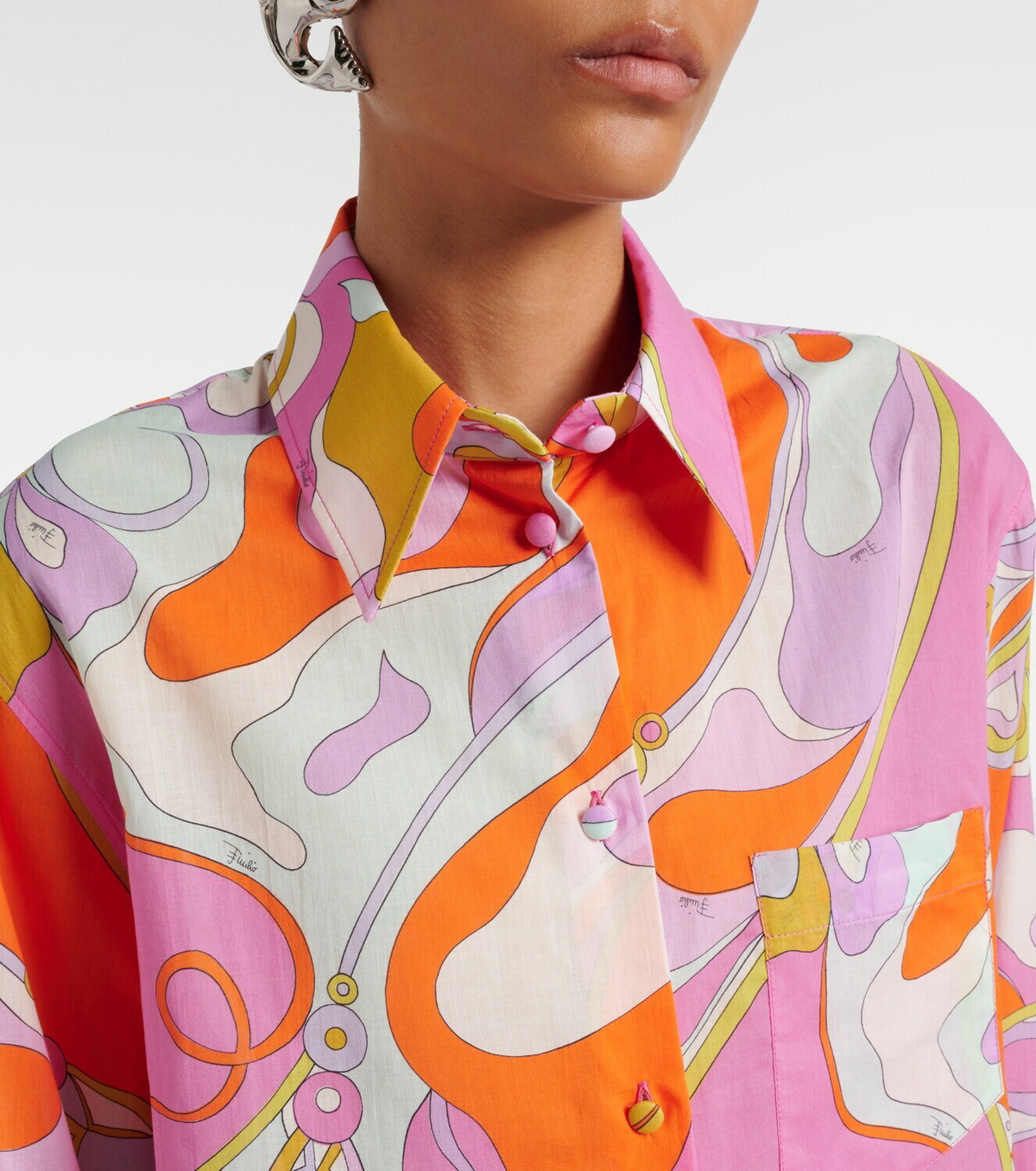 Pucci Orchidee cotton shirt