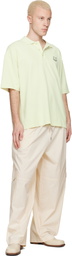 Maison Kitsuné Off-White Oversize Cargo Pants