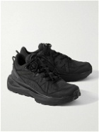 Salomon - Odyssey ELMT Low Suede and Mesh Sneakers - Black