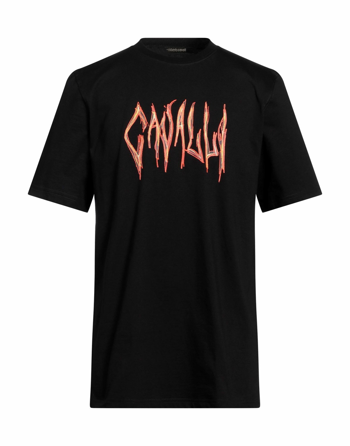 Roberto Cavalli Mens T-shirt in Black