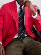 Drake's - 7cm Striped Silk Tie