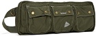 Barbour Khaki and wander Edition Belt Pouch