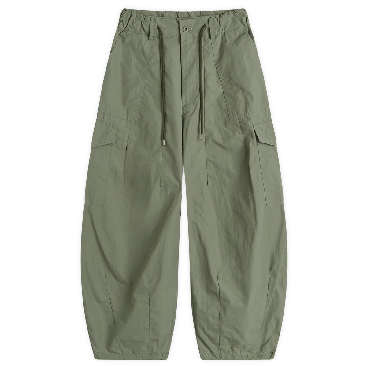 【oan】Zeto Balloon Cargo Half Pants FrizmWORKS - Nylon Cargo Balloon Pants - Olive – Frizmworks