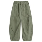 FrizmWORKS Men's Nylon Cargo Balloon Pants in Olive