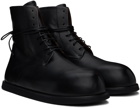 Marsèll Black Gigante Lace Up Ankle Boots