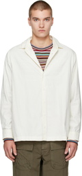 CASEY CASEY Off-White Twill Cot Cooper Shirt