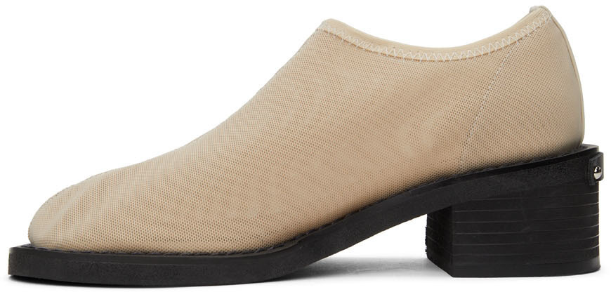OSOI Beige Mesh Tobee Loafers