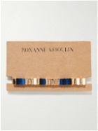 Roxanne Assoulin - Well Done Gold-Tone and Enamel Beaded Bracelet