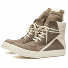 Rick Owens Men's Geobasket Sneakers in Dust/Milk