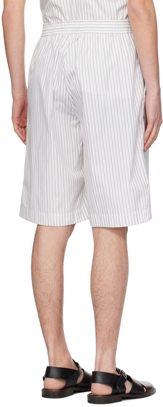Mark Kenly Domino Tan Studio White Paco Shorts