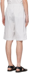 Mark Kenly Domino Tan Studio White Paco Shorts