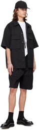 Lownn Black Pockets Shirt
