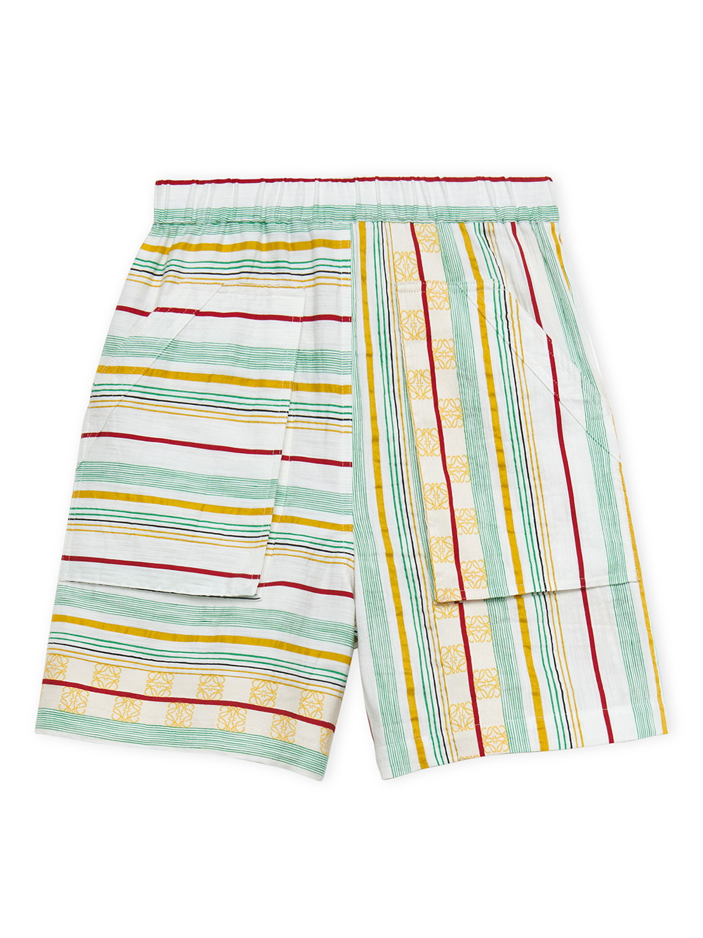 LOEWE PAULA'S IBIZA - Striped Drawstring Shorts